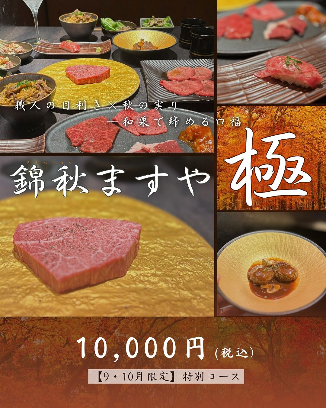 9.10月限定コースのご案内